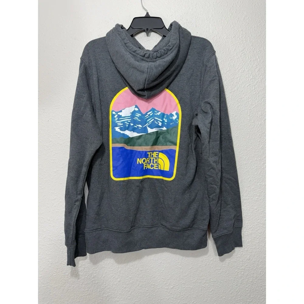 Mens North Face Hoodie L Outdoor Logo Graphic Hiking Gorpcore New
